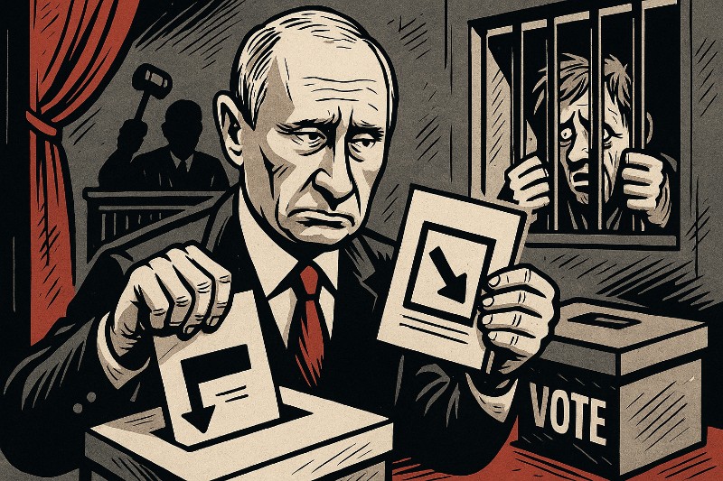 "Weggeschaut wird hier vom Staat!" – Putins Russland sagt: Wahlbeobachtung war gestern